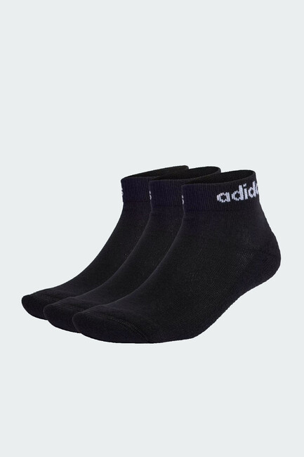 Erkek Lın Ankle 3P Çorap IC1303 Siyah (1)