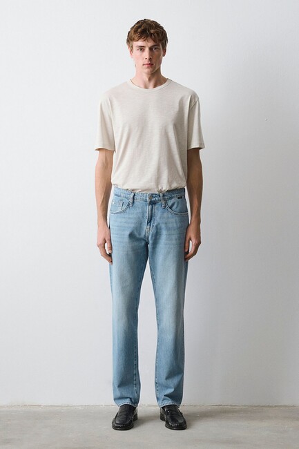 Erkek Lısbon Classic Jean Pantolon 0010039-A3270 Mavi (3)