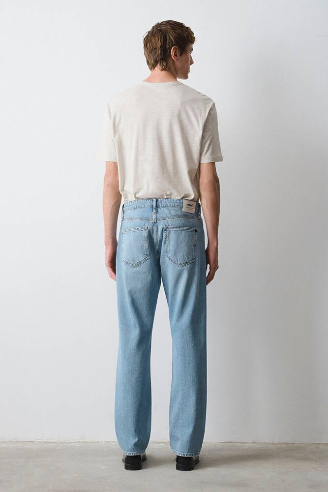Erkek Lısbon Classic Jean Pantolon 0010039-A3270 Mavi 