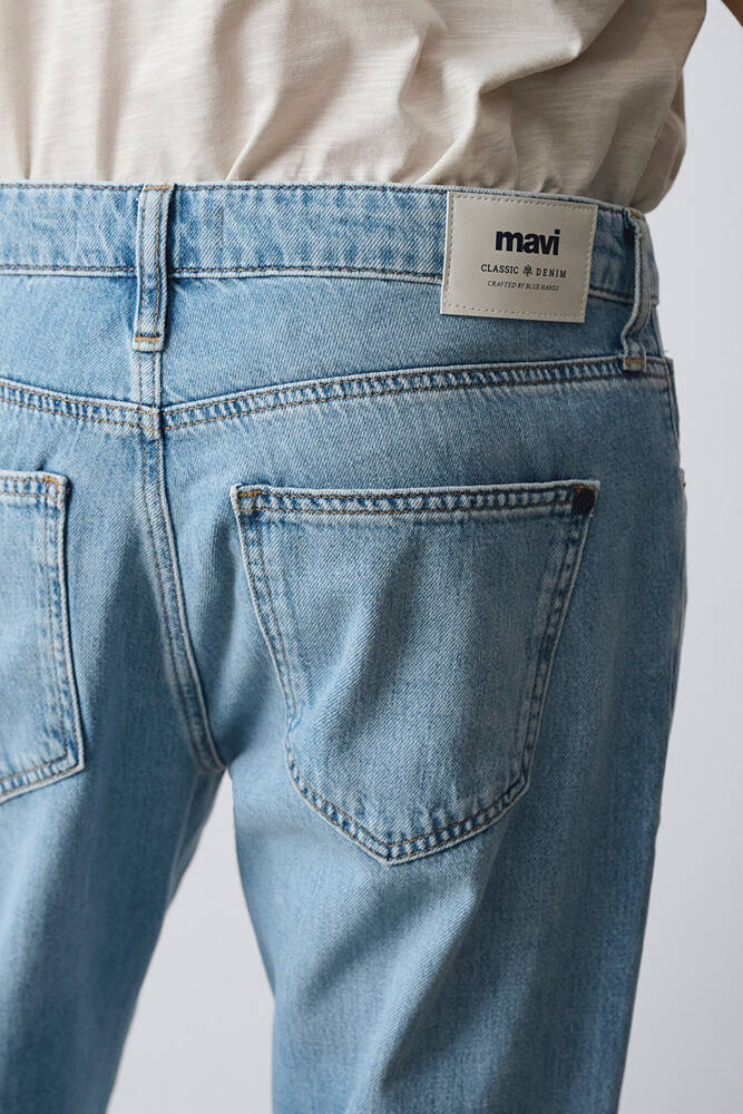 Erkek Lısbon Classic Jean Pantolon 0010039-A3270 Mavi 