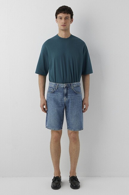 Erkek Lısbon Denim Şort 0421039-A3305 Mavi (3)