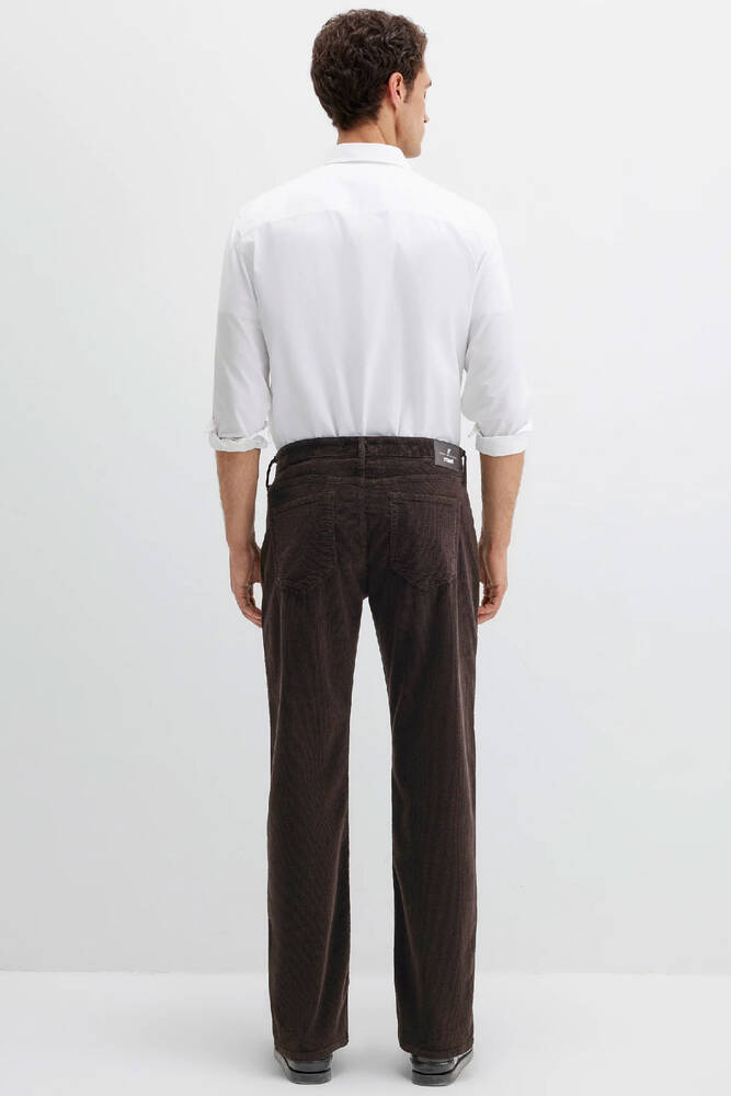 Erkek Lısbon Kadife Pantolon 0010039-91176 Kahve 