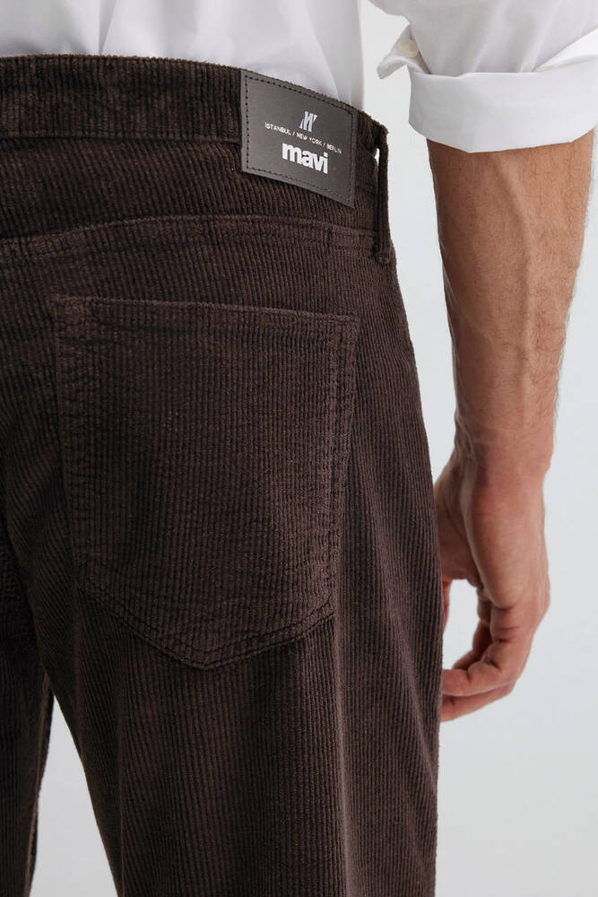 Erkek Lısbon Kadife Pantolon 0010039-91176 Kahve 