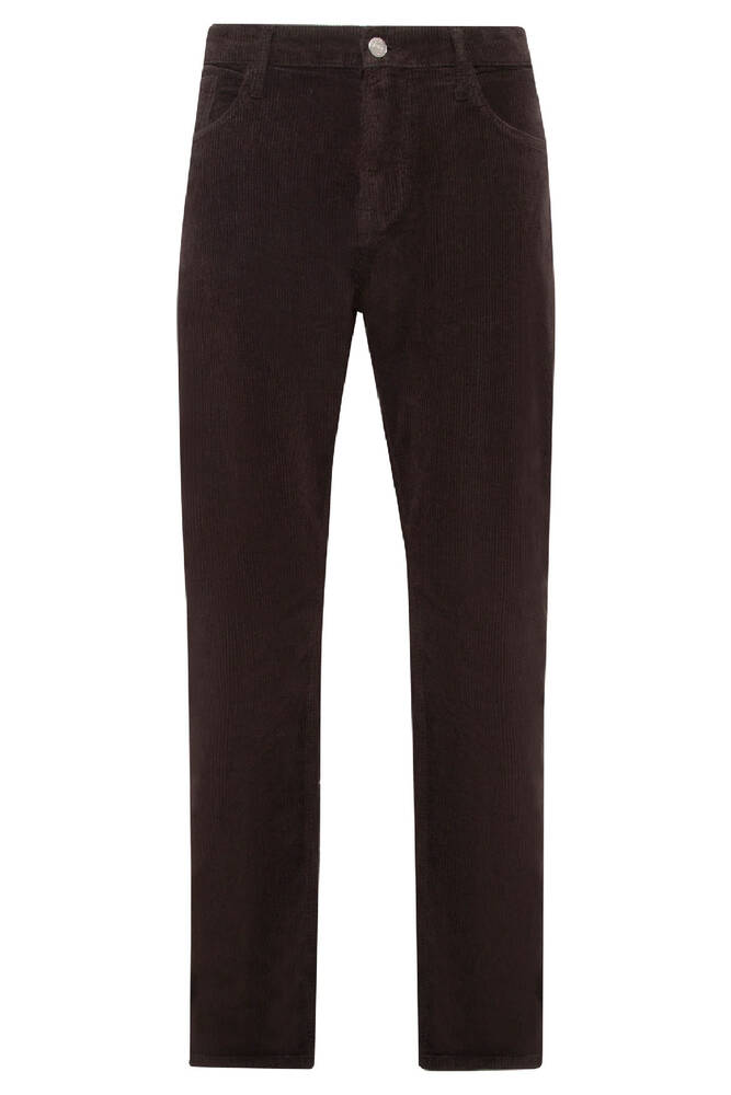 Erkek Lısbon Kadife Pantolon 0010039-91176 Kahve 