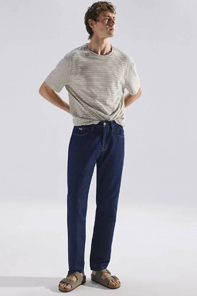 Erkek Lısbon Mavi Edition Jean Pantolon 0010039-A3298 Lacivert 