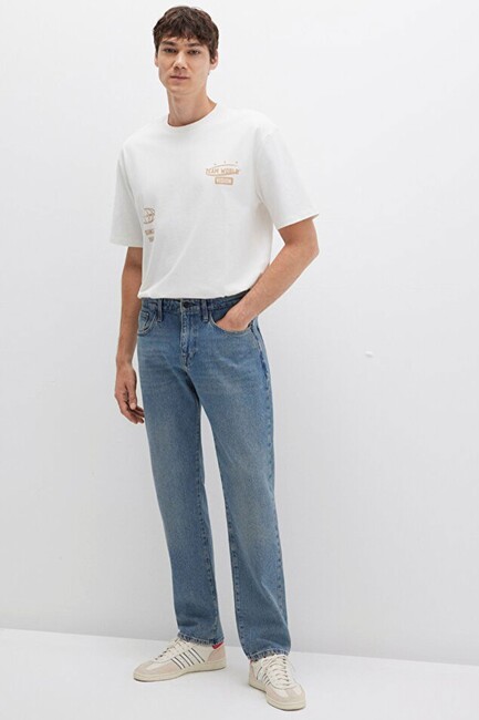 Erkek Lısbon Street Jean Pantolon 0010039-90630 Mavi (1)