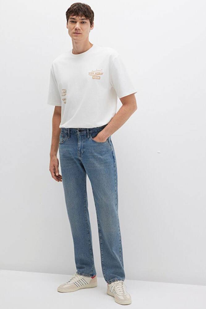 Erkek Lısbon Street Jean Pantolon 0010039-90630 Mavi 