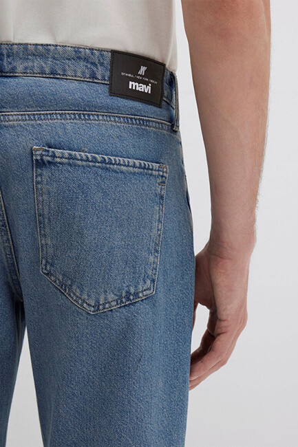 Erkek Lısbon Street Jean Pantolon 0010039-90630 Mavi - Thumbnail