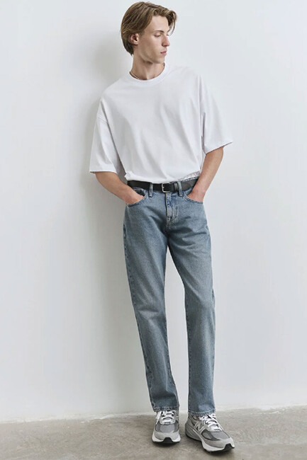 Erkek Lısbon Street Jean Pantolon 0010039-90630 Mavi (1)