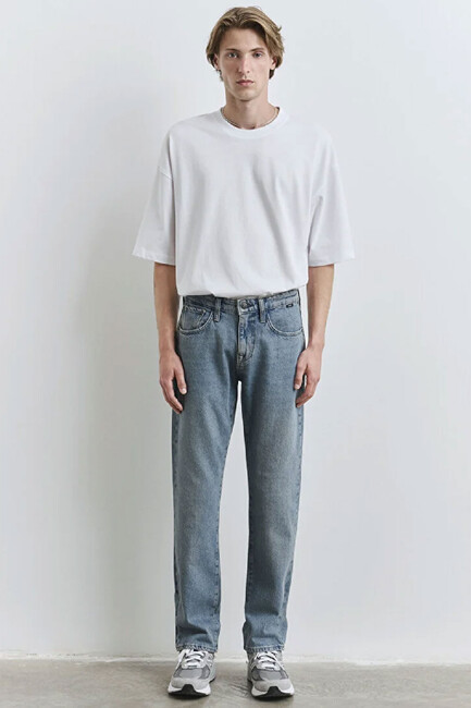 Erkek Lısbon Street Jean Pantolon 0010039-90630 Mavi (3)