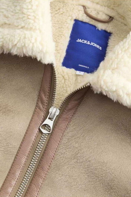 Erkek Lıverpoll Avıator Ceket 12282948 Gri - Thumbnail