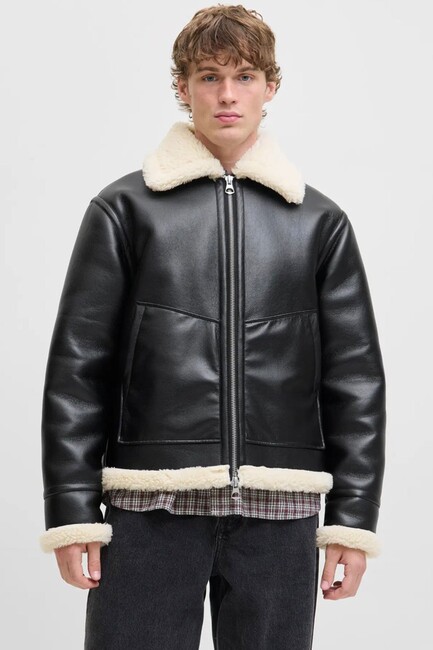 Erkek Lıverpoll Avıator Ceket 12282948 Siyah (1)