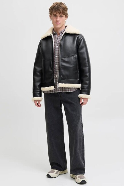 Erkek Lıverpoll Avıator Ceket 12282948 Siyah (3)
