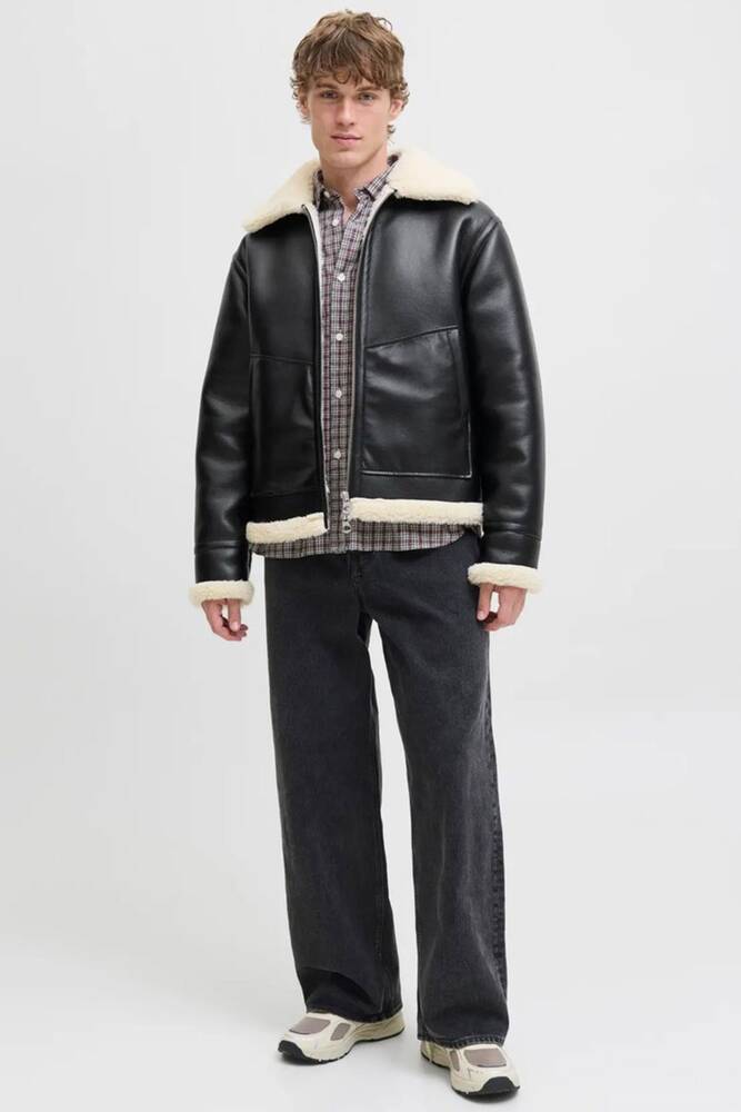 Erkek Lıverpoll Avıator Ceket 12282948 Siyah 