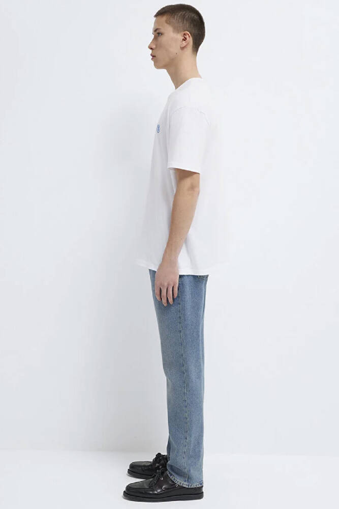 Erkek Logo Nakışlı Tişört 067074-620 Beyaz 