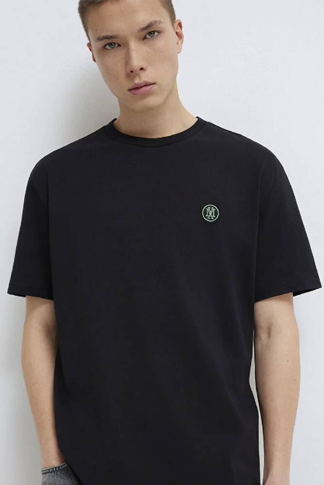Erkek Logo Nakışlı Tişört 067074-900 Siyah 