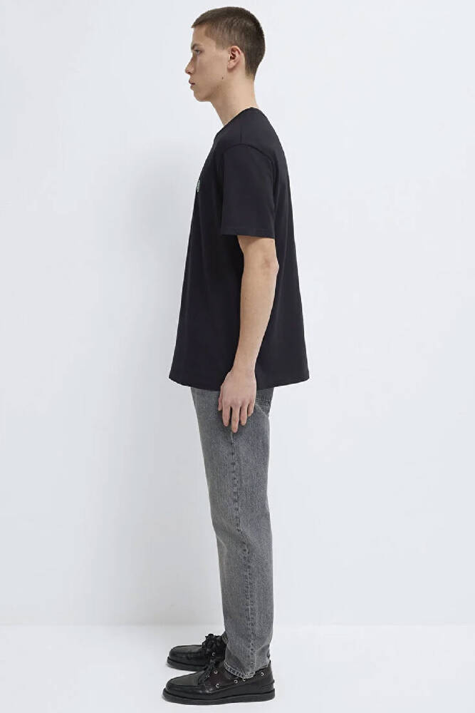 Erkek Logo Nakışlı Tişört 067074-900 Siyah 