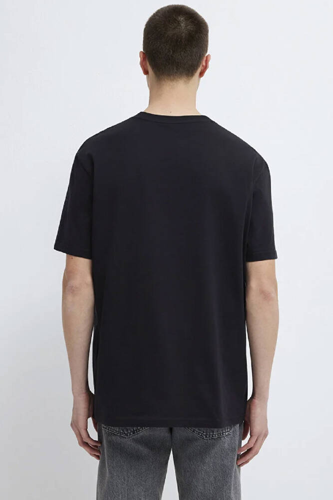 Erkek Logo Nakışlı Tişört 067074-900 Siyah 