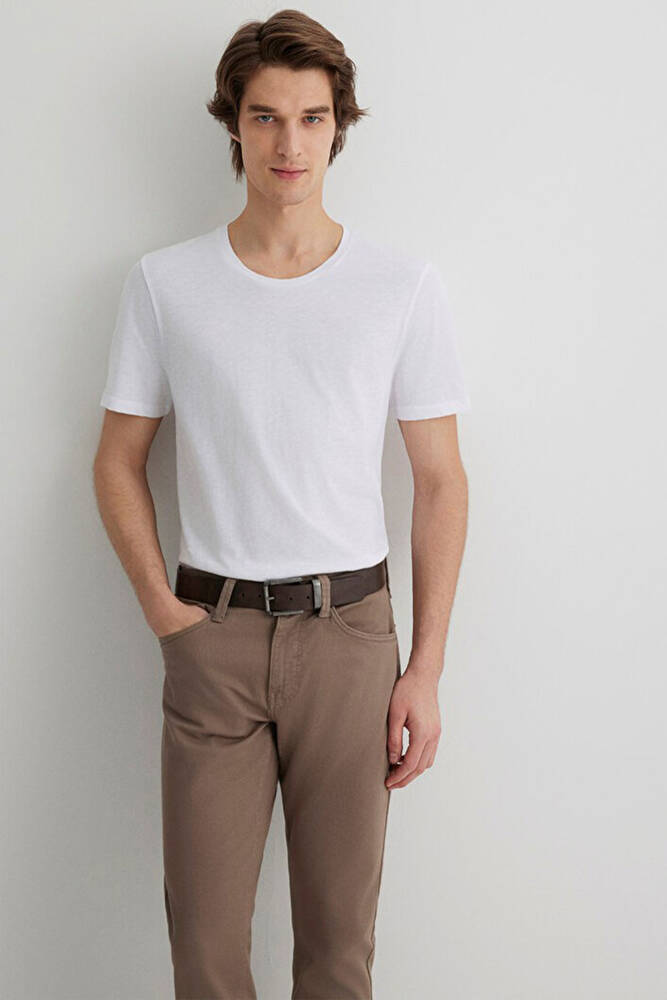 Erkek Logo Tişört 064681-620 Beyaz 