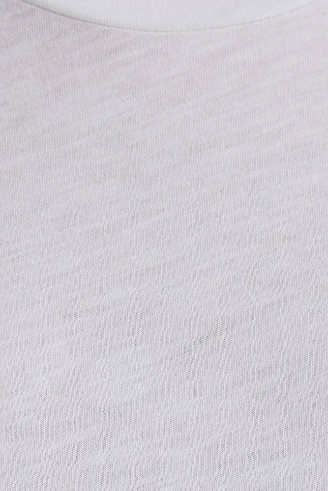 Erkek Logo Tişört 064681-620 Beyaz 