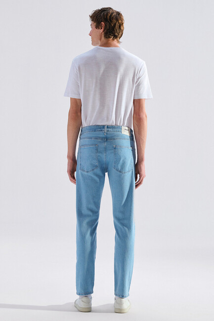 Erkek London Classic Comfort Jean Pantolon 0010172-A3259 Mavi - Thumbnail