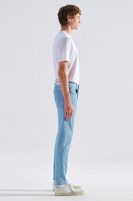 Erkek London Classic Comfort Jean Pantolon 0010172-A3259 Mavi - Thumbnail