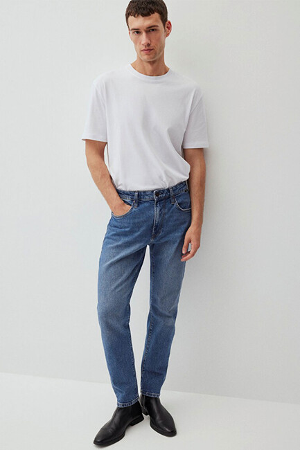 Erkek London Classic Jean Pantolon 0010172-85902 Mavi (3)