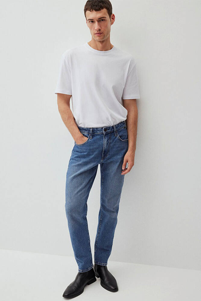 Erkek London Classic Jean Pantolon 0010172-85902 Mavi 