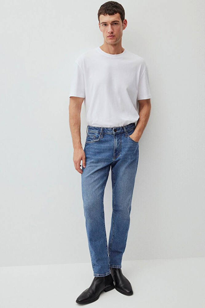 Erkek London Classic Jean Pantolon 0010172-85902 Mavi 