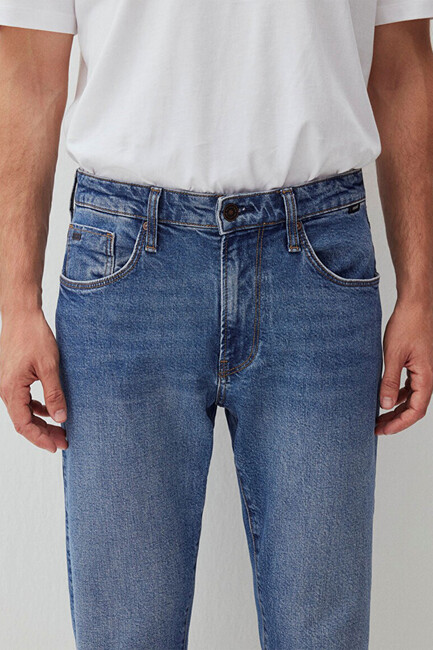 Erkek London Classic Jean Pantolon 0010172-85902 Mavi - Thumbnail