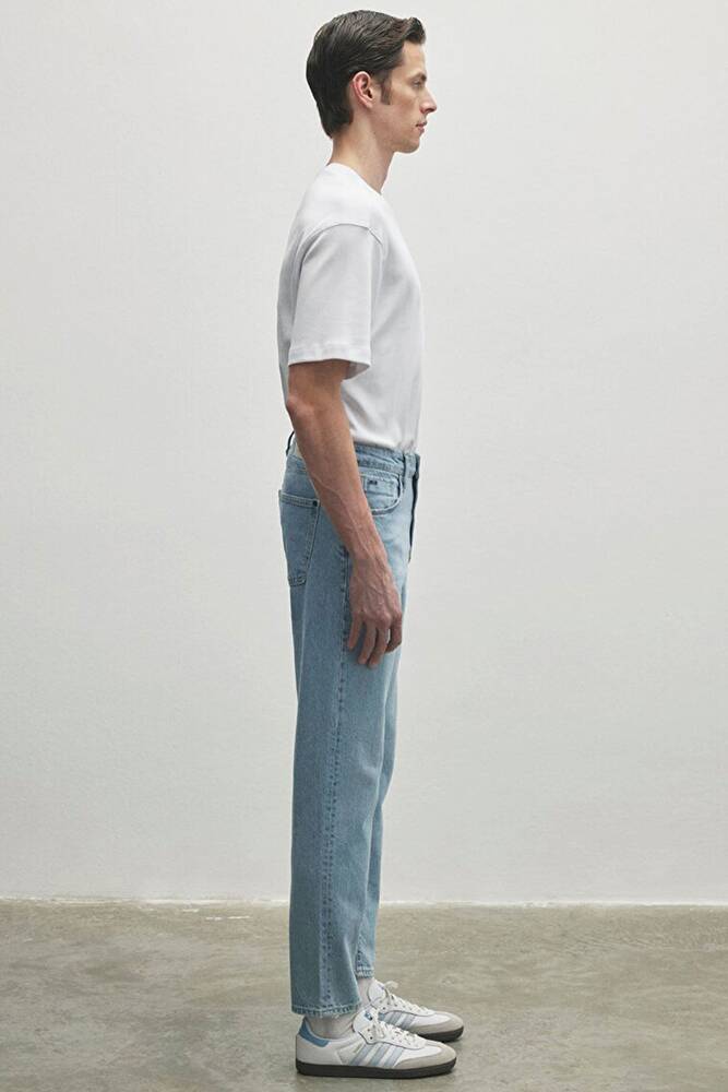 Erkek London Classic Jean Pantolon 0010172-85903 Mavi 