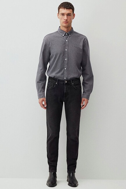 Erkek London Classic Jean Pantolon 0010172-87848 Gri - Thumbnail