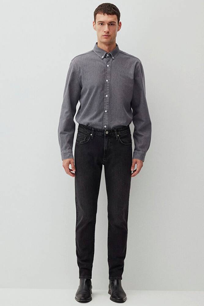 Erkek London Classic Jean Pantolon 0010172-87848 Gri 