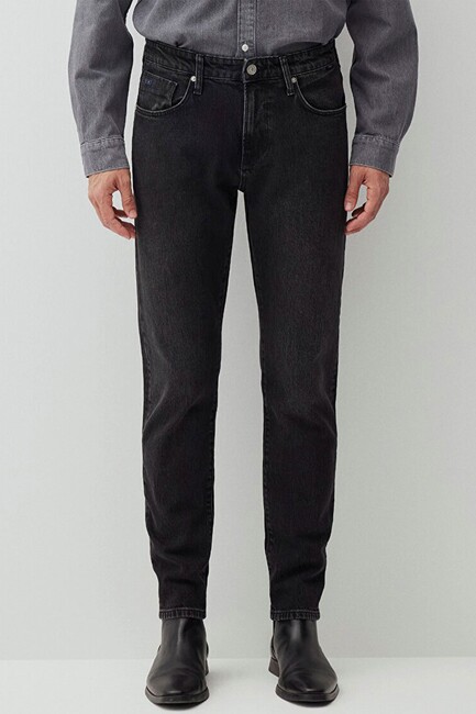 Erkek London Classic Jean Pantolon 0010172-87848 Gri - Thumbnail