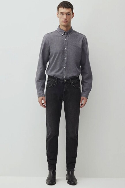 Erkek London Classic Jean Pantolon 0010172-87848 Gri - Thumbnail