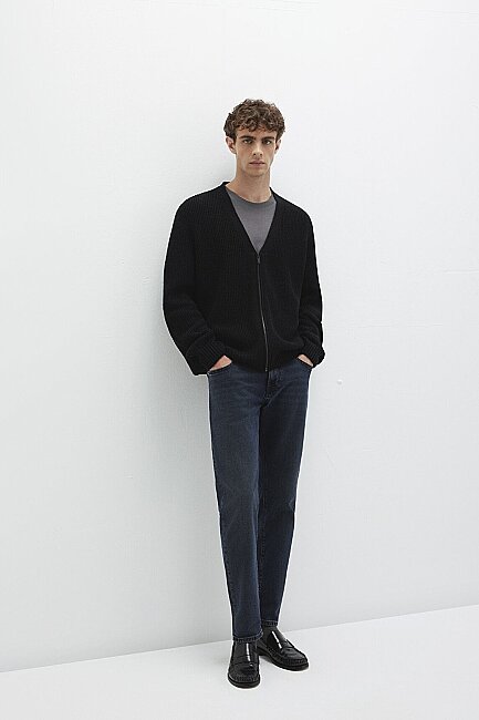 Erkek London Classic Jean Pantolon 0010172-89274 Lacivert 