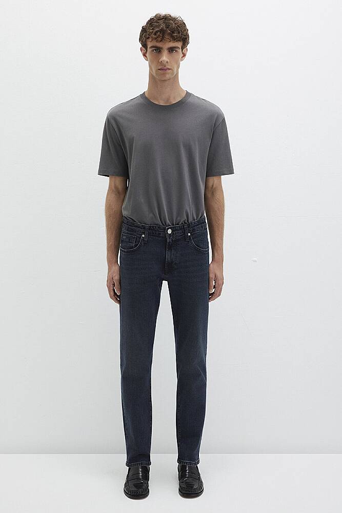Erkek London Classic Jean Pantolon 0010172-89274 Lacivert - 4