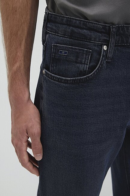 Erkek London Classic Jean Pantolon 0010172-89274 Lacivert - 8