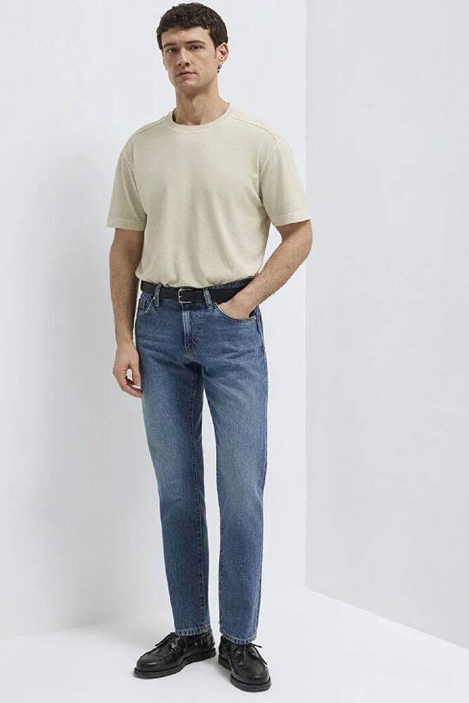 Erkek London Classic Jean Pantolon 0010172-A1724 Mavi 