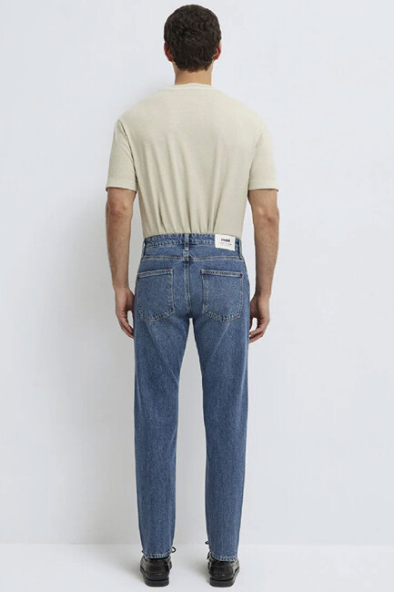 Erkek London Classic Jean Pantolon 0010172-A1724 Mavi - Thumbnail