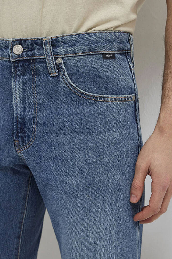 Erkek London Classic Jean Pantolon 0010172-A1724 Mavi 