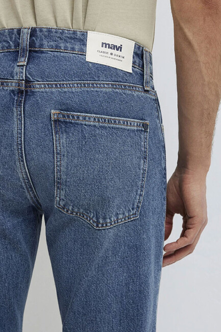 Erkek London Classic Jean Pantolon 0010172-A1724 Mavi - Thumbnail