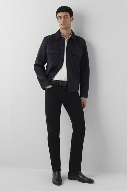 Erkek London Classic Jean Pantolon 0010172-A4004 Siyah 