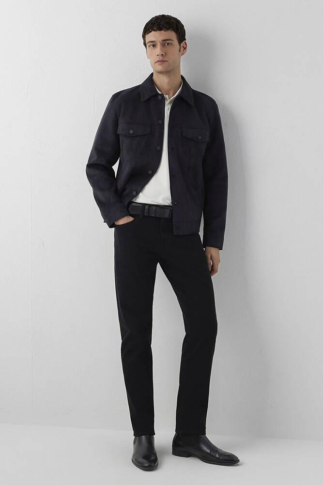 Erkek London Classic Jean Pantolon 0010172-A4004 Siyah - 1