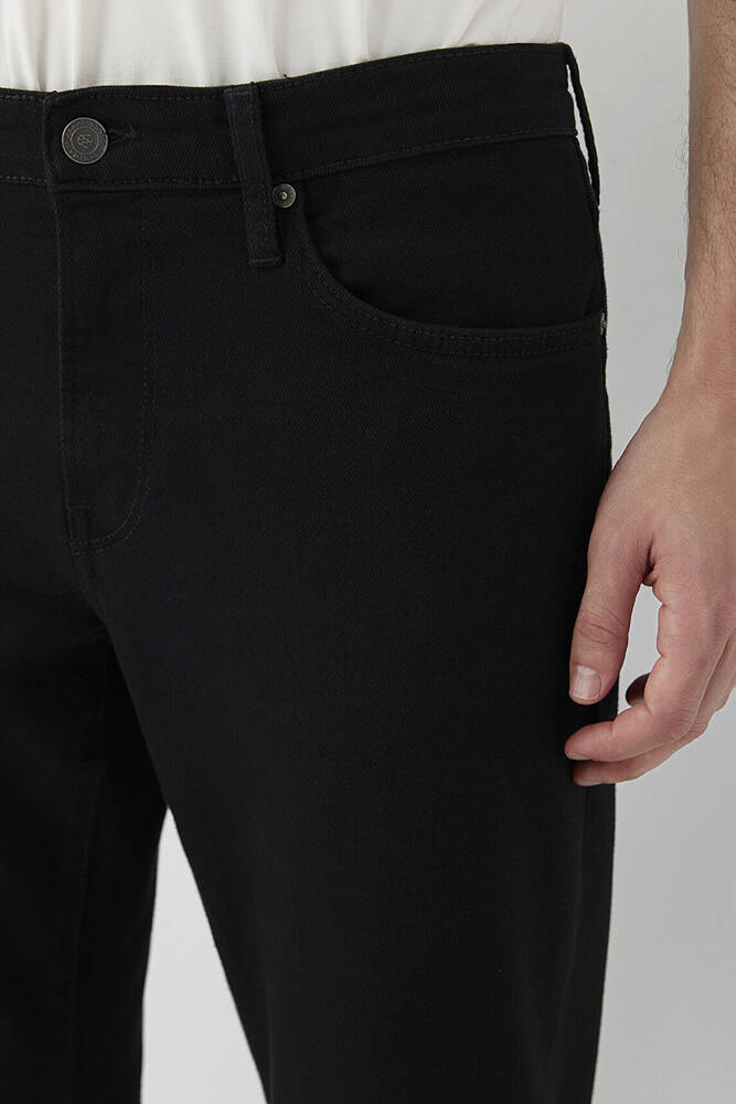 Erkek London Classic Jean Pantolon 0010172-A4004 Siyah - 7