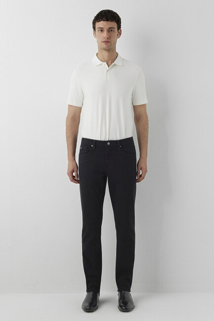 Erkek London Classic Jean Pantolon 0010172-A4004 Siyah (2)