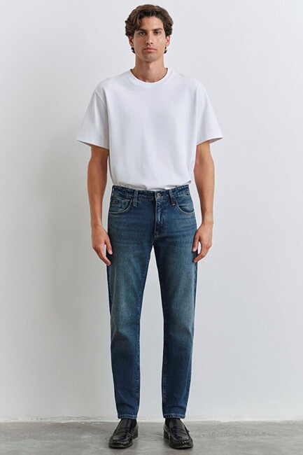 Erkek London Jean Pantolon 0010172-90981 Mavi (2)