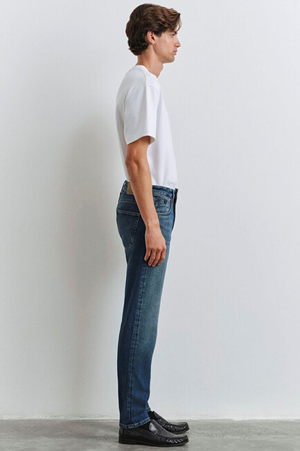 Erkek London Jean Pantolon 0010172-90981 Mavi - Thumbnail