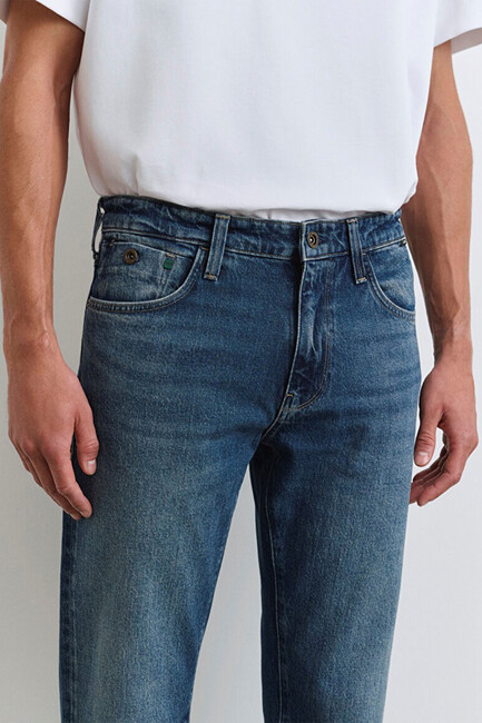 Erkek London Jean Pantolon 0010172-90981 Mavi - Thumbnail