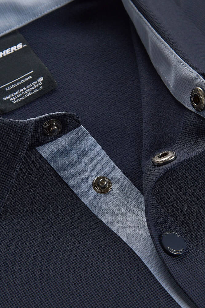 Erkek Ls Waffle Polo Tişört S2620148-4347 Lacivert 